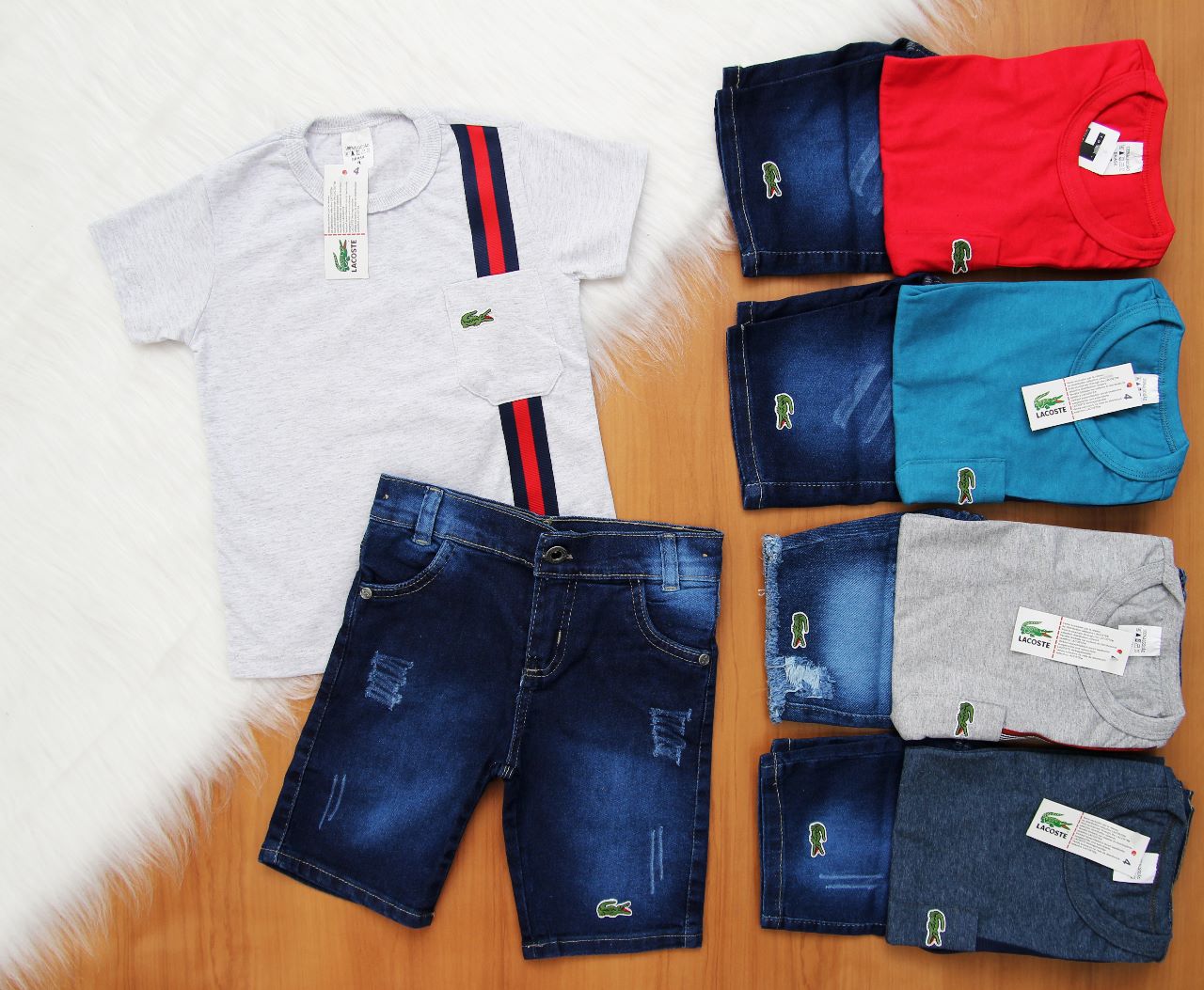 Cj. Lct Bolsinho Short