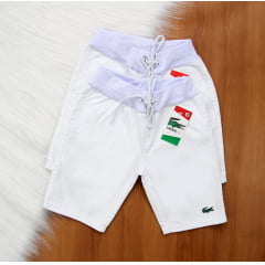 Short Cós Elástico Lct Branco 