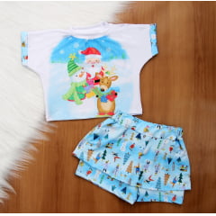 Cj. Papai Noel Short Saia 