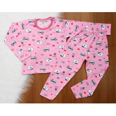 Pijama Estampado ML Feminino