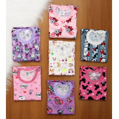 Pijama Estampado ML Feminino