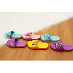 Chinelo Slide Dinossaur Feminino