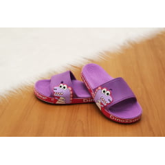 Chinelo Slide Dinossaur Feminino