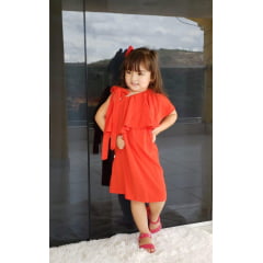 Vestido Babado Viscose