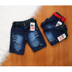 Short Jeans Lct com Cinto 