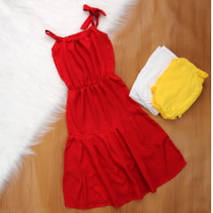 Vestido Longo Alça Infantil 