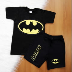 Cj. Batman Short Estampado 