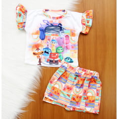 Cj. Divertidamente Short Saia PT