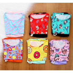 Cj. Estampas Short Liso