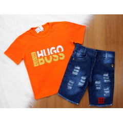 Cj. H Boss Short Jeans Juvenil 