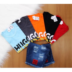 Cj. H Boss Short Jeans Juvenil 