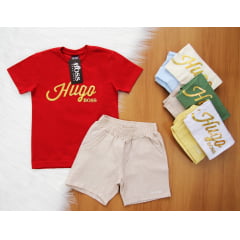 Cj. HB Short Linho 