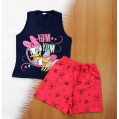 Cj. Regata Estampado Short Feminino