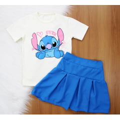 Cj. Stitch Saia Balonê