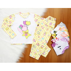 Pijama Manga Longa Premium Fem