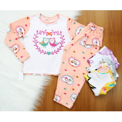 Pijama Manga Longa Premium Fem