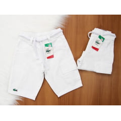 Short Branco Cargo Lct