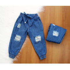 Calça Jogger Jeans 