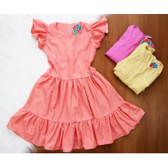 Vestido Babado Colors