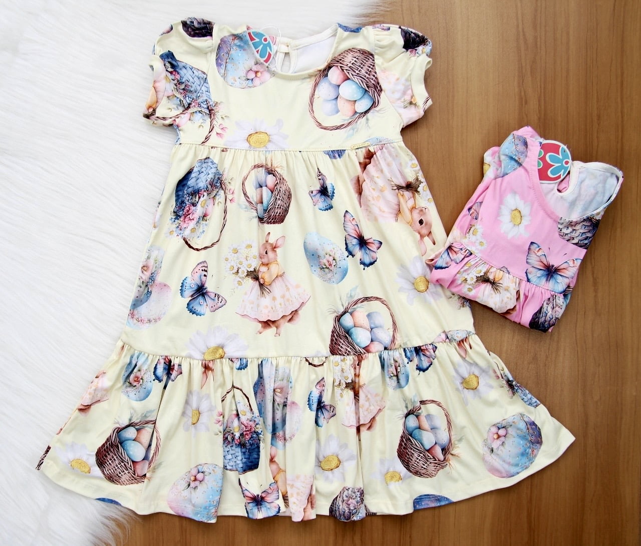 Vestido com Manga Princesa Bosque 