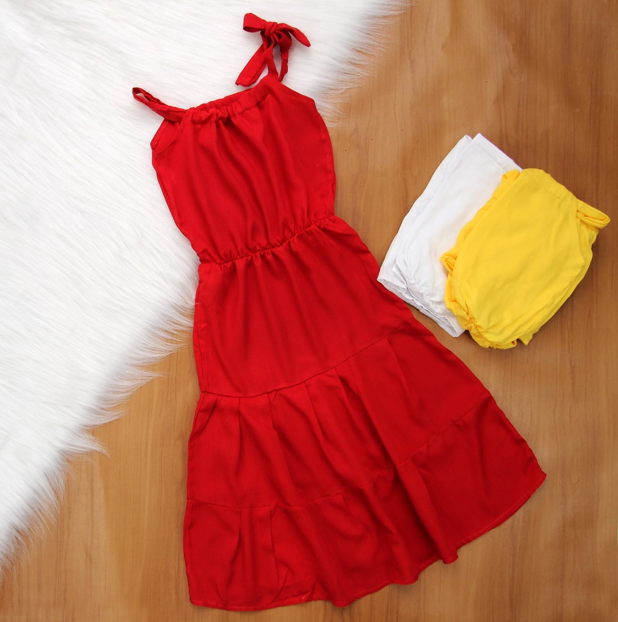 Vestido Longo Alça Infantil 