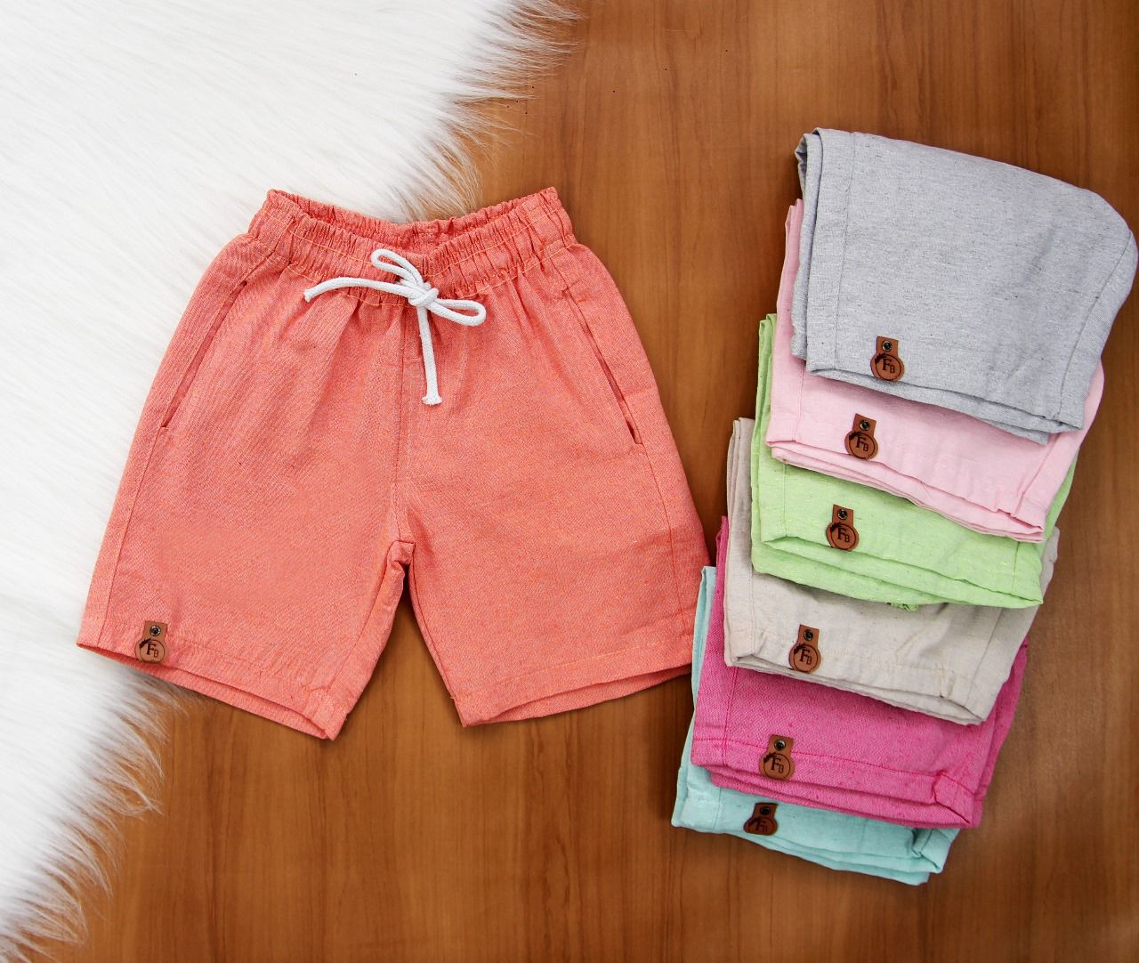 Short Colors Linho